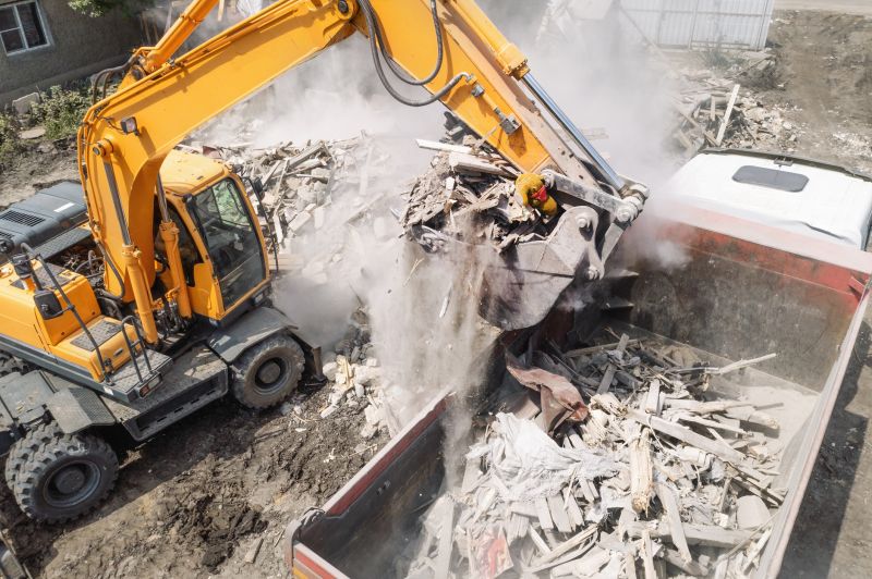 Demolition Equipment in Action