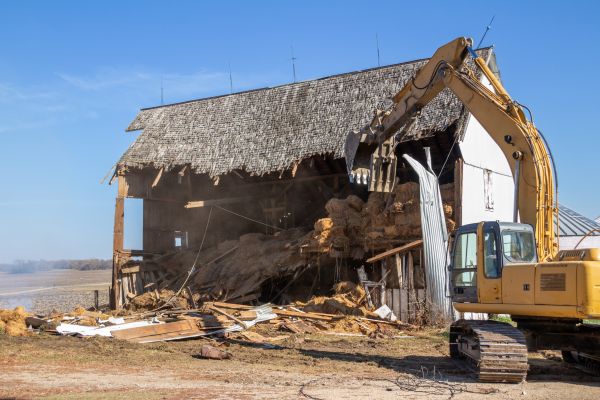 Barn Demolition in Hendersonville
