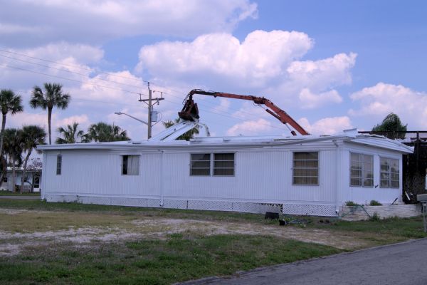 Mobile Home Demolition in Hendersonville