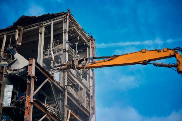 Factory Demolition in Hendersonville