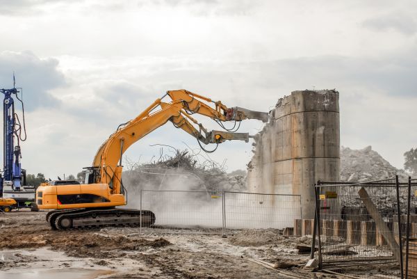 Silo Demolition in Hendersonville