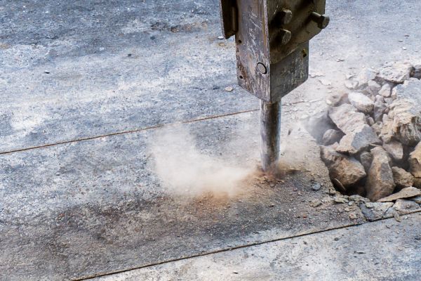 Concrete Patio Removal in Hendersonville