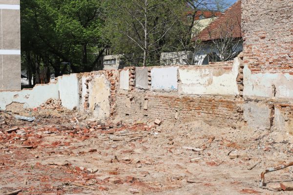 Brick Wall Demolition in Hendersonville