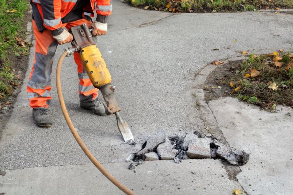 Concrete Sidewalk Removal in Hendersonville