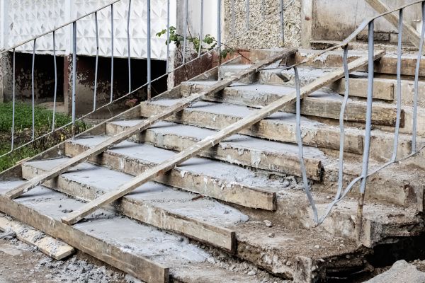 Staircase Demolition in Hendersonville